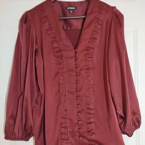 Express top burgundy